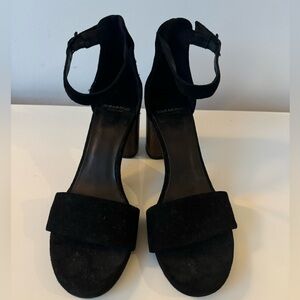 Vagabond black suede sandals - size 38